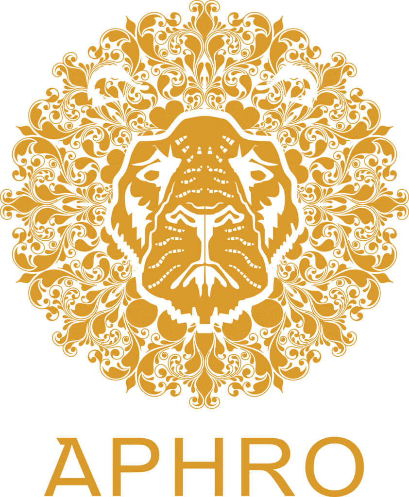 aphro logo gold